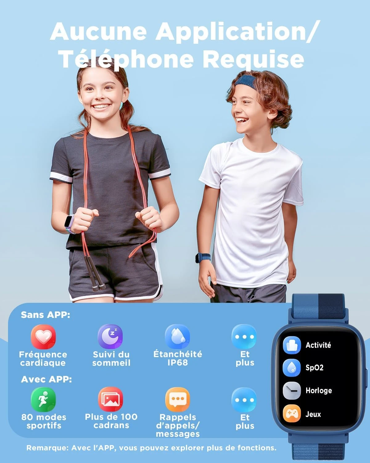 Montre Connectée Enfant Avec Jeux 4 Montre Connectée Enfant Avec Jeux – Image 2