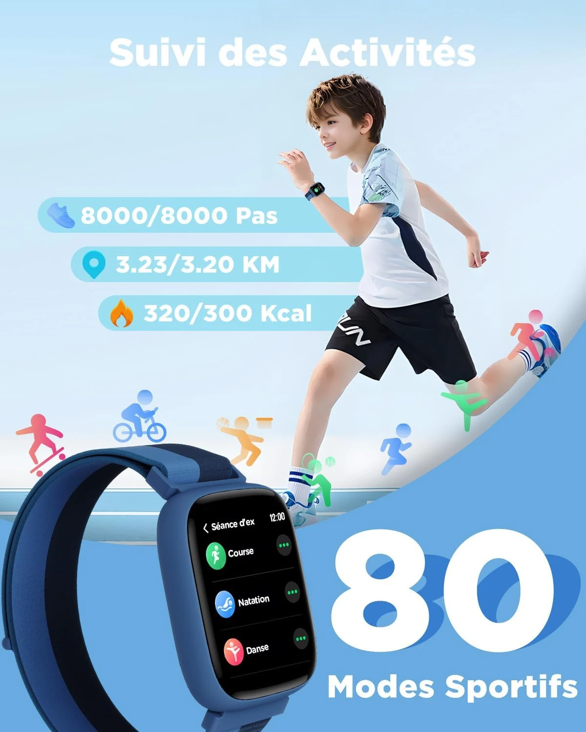 Montre Connectée Enfant Avec Jeux 6 Montre Connectée Enfant Avec Jeux – Image 4
