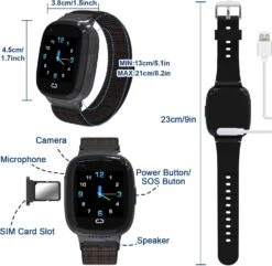 Montre Connectée Enfant Avec Localisation -Monde Electronique montre connectee enfant avec localisation dimensions