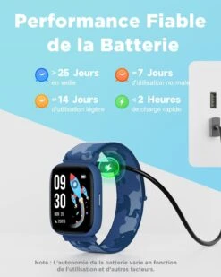 Montre Connectée Universelle Enfant 15 Montre Connectée Universelle Enfant -Monde Electronique montre connectee enfant compatible iphone batterie