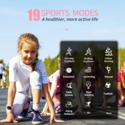 Montre Connectée Enfant Fille -Monde Electronique montre connectee enfant fille 19 modes sport