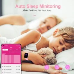 Montre Connectée Enfant Fille -Monde Electronique montre connectee enfant fille sommeil