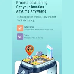 Montre Connectée Enfant GPS 4G -Monde Electronique montre connectee enfant gps 4g GPS