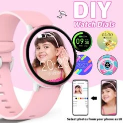 Montre Connectée Enfant Rose​ -Monde Electronique montre connectee enfant rose​ cadran