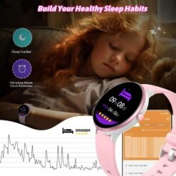 Montre Connectée Enfant Rose​ -Monde Electronique montre connectee enfant rose​ sommeil
