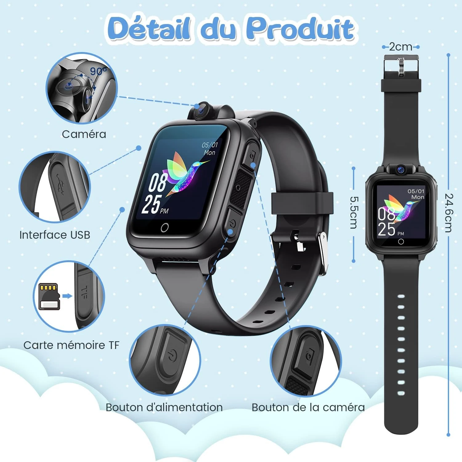 Montre Connectée Enfant Sans Abonnement 9 Montre Connectée Enfant Sans Abonnement – Image 7