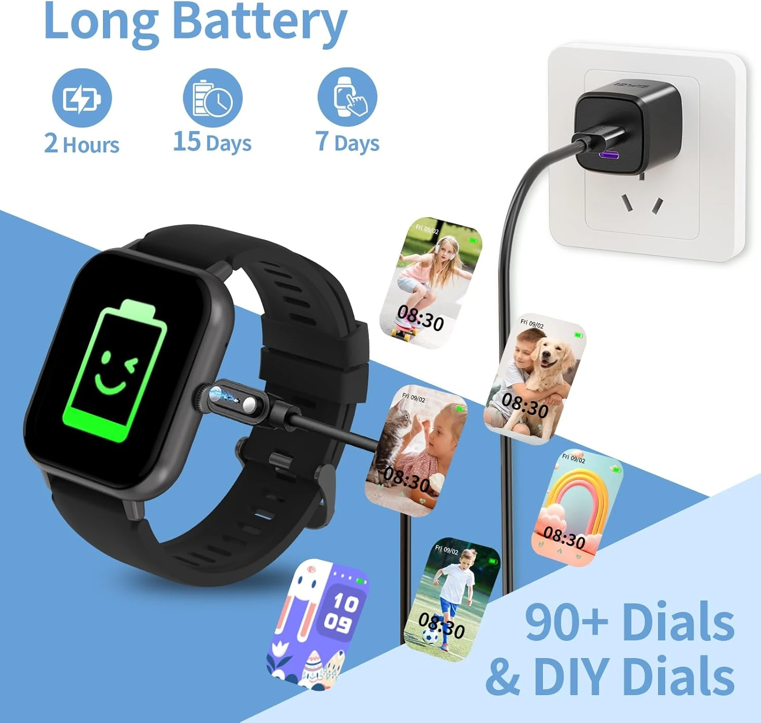 Smart Watch Pour Enfant 8 Smart Watch Pour Enfant – Image 6