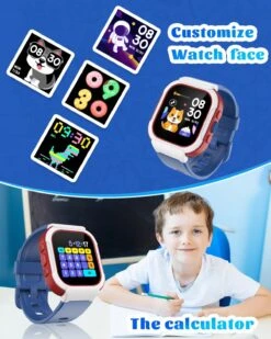 Montre Connectée Enfant Smartwatch -Monde Electronique montre connectee enfant smartwatch calculatrice