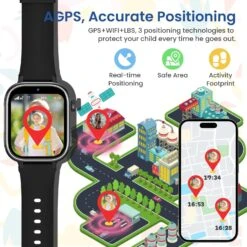 Montre Connectée Enfant SOS 13 Montre Connectée Enfant SOS -Monde Electronique montre connectee enfant sos GPS