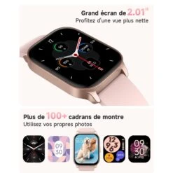 Montre Connectée Femme Appel & SMS 13 Montre Connectée Femme Appel & SMS -Monde Electronique montre connectee femme appel sms cadrans
