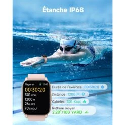 Montre Connectée Femme Appel & SMS 15 Montre Connectée Femme Appel & SMS -Monde Electronique montre connectee femme appel sms etanche