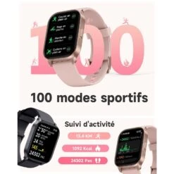 Montre Connectée Femme Appel & SMS 12 Montre Connectée Femme Appel & SMS -Monde Electronique montre connectee femme appel sms modes sport