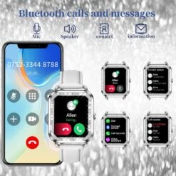 Montre Connectée Femme Bracelet Cuir -Monde Electronique montre connectee femme bracelet cuir bluetooth