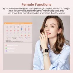 Montre Connectée Femme Bracelet Interchangeable 14 Montre Connectée Femme Bracelet Interchangeable -Monde Electronique montre connectee femme bracelet interchangeable multi fonctions