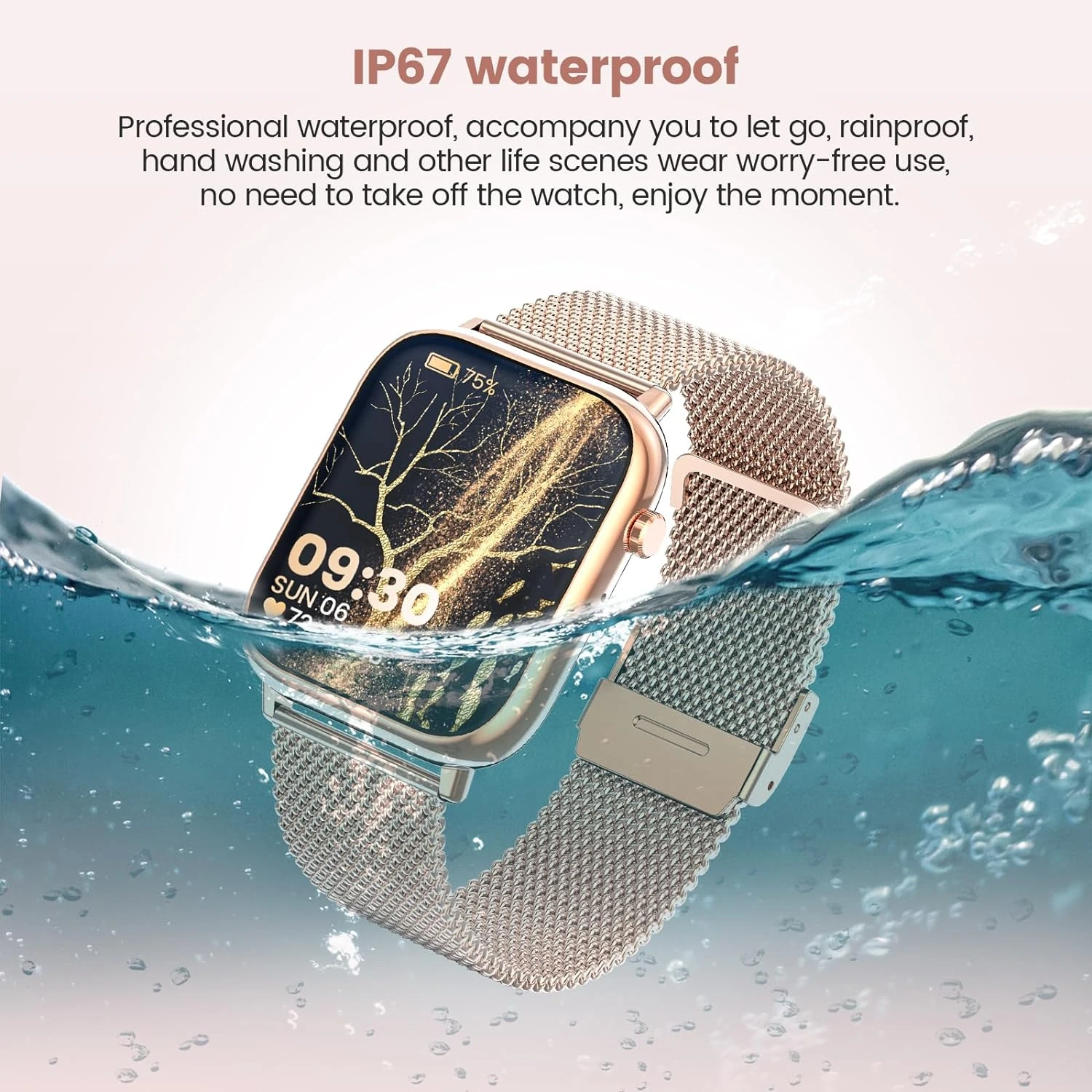 Montre Connectée Femme Bracelet Interchangeable 9 Montre Connectée Femme Bracelet Interchangeable – Image 7