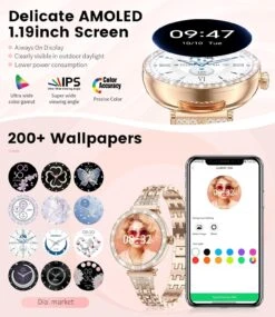 Montre Connectée Femme Design -Monde Electronique montre connectee femme design cadrans