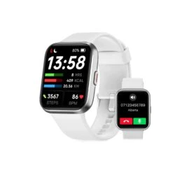 Montre Connectée Femme Étanche -Monde Electronique montre connectee femme etanche blanche