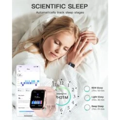 Montre Connectée Femme Étanche -Monde Electronique montre connectee femme etanche sommeil