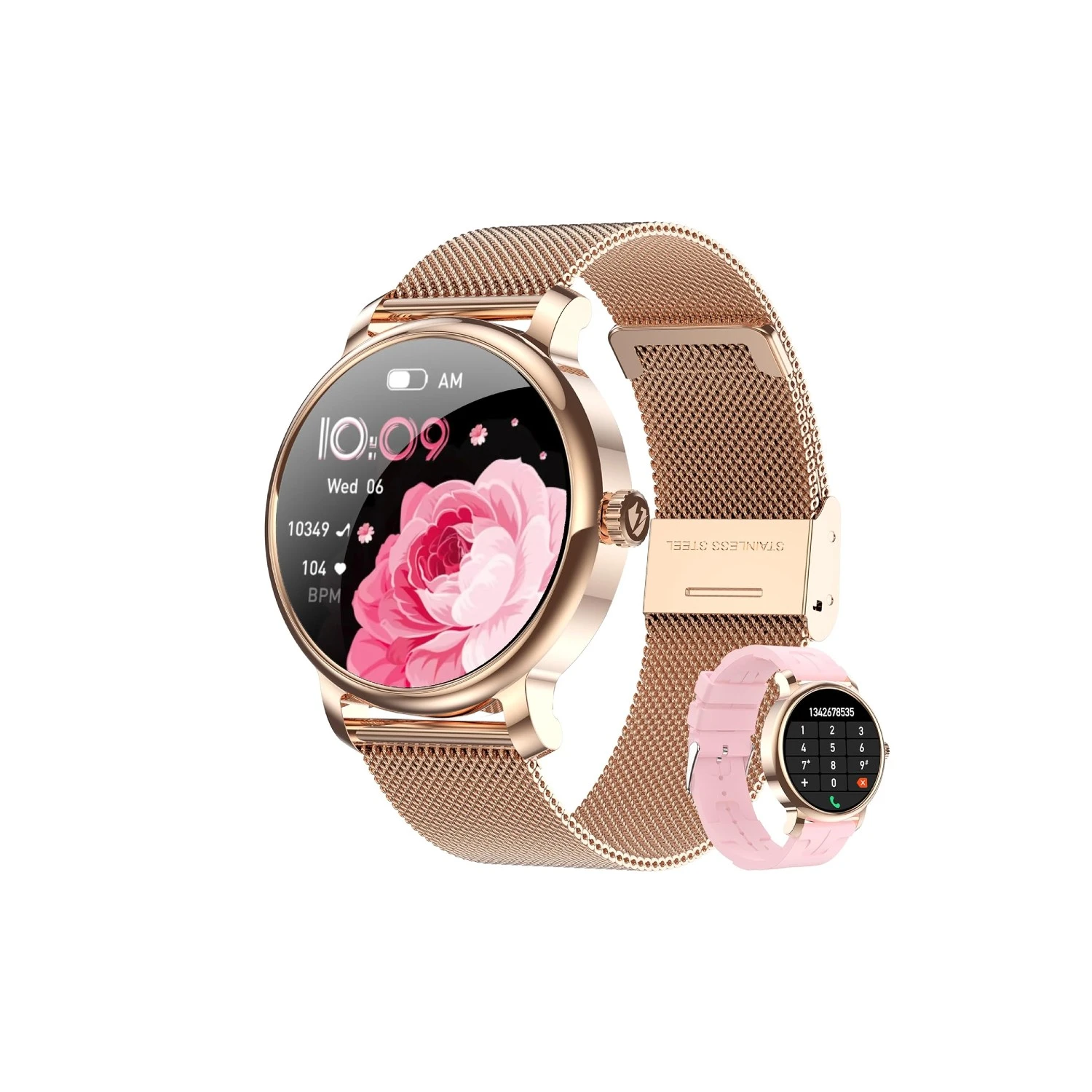 Montre Connectée Femme Dorée 3 Montre Connectée Femme Dorée