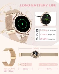 Montre Connectée Femme Appels 1.19 Pouce -Monde Electronique montre connectee femme iphone 13 autonomie