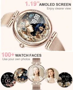 Montre Connectée Femme Appels 1.19 Pouce -Monde Electronique montre connectee femme iphone 13 ecrans