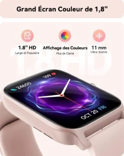 Montre Connectée Femme Longue Autonomie 16 Montre Connectée Femme Longue Autonomie -Monde Electronique montre connectee femme longue autonomie ecran