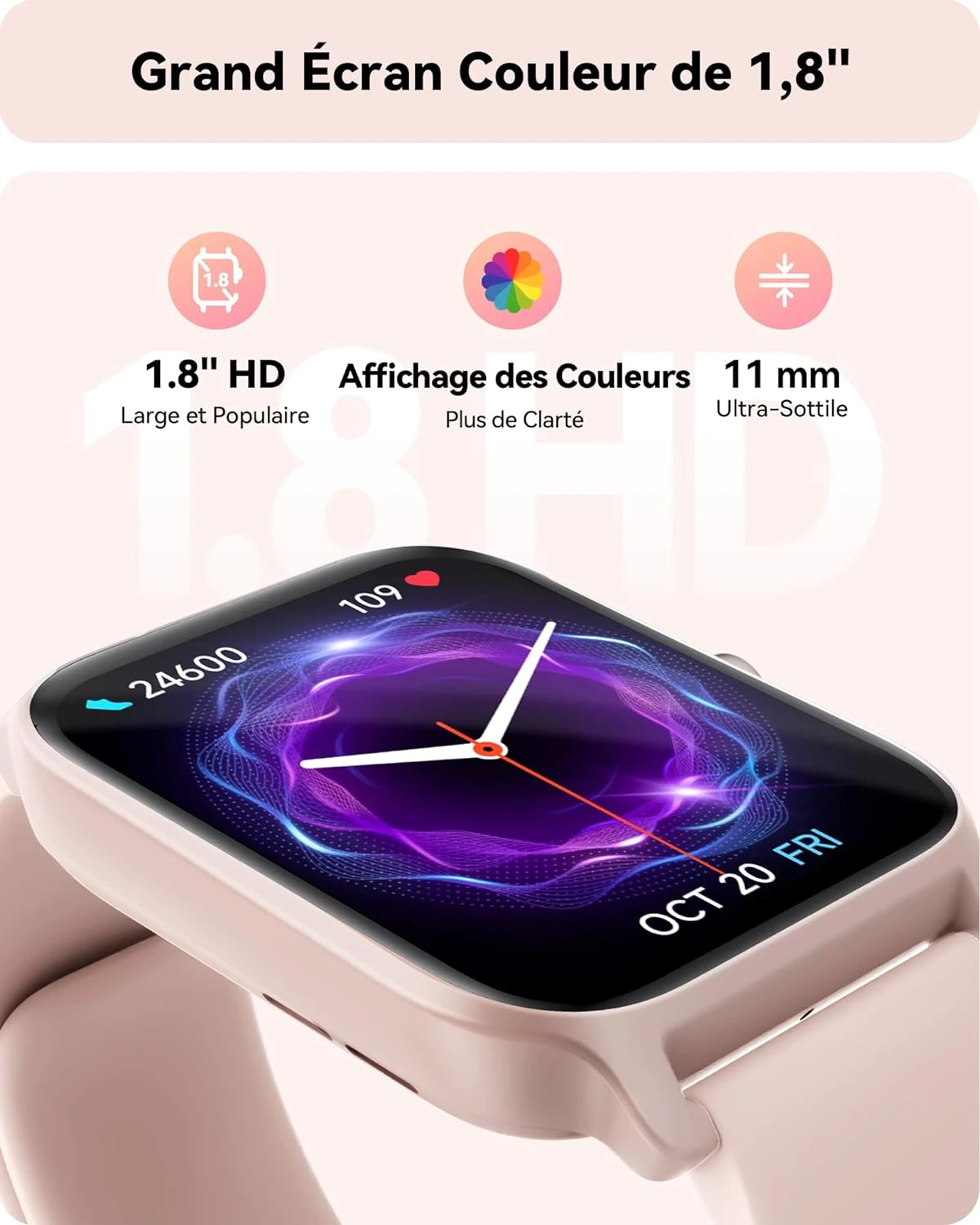 Montre Connectée Femme Longue Autonomie 9 Montre Connectée Femme Longue Autonomie – Image 7