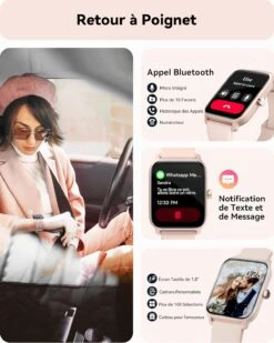 Montre Connectée Femme Longue Autonomie 15 Montre Connectée Femme Longue Autonomie -Monde Electronique montre connectee femme longue autonomie notifications