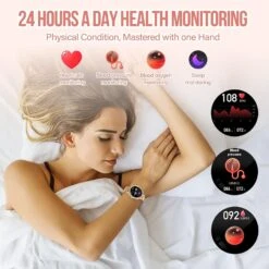 Montre Connectée Intelligente Femme 1.32 Pouce -Monde Electronique montre connectee femme redmi 9 sante