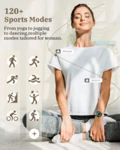 Montre Connectée Santé Des Femmes -Monde Electronique montre connectee femme redmi note 10 modes sport