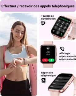 Montre Connectée Femme Running 12 Montre Connectée Femme Running -Monde Electronique montre connectee femme running appels