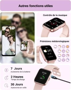 Montre Connectée Femme Running 13 Montre Connectée Femme Running -Monde Electronique montre connectee femme running fonctions multiples