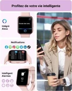 Montre Connectée Femme Running 11 Montre Connectée Femme Running -Monde Electronique montre connectee femme running smart