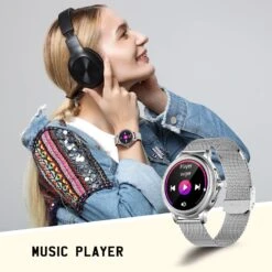 Montre Connectée Femme Joli Design 15 Montre Connectée Femme Joli Design -Monde Electronique montre connectee femme samsung s10 musique