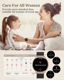 Montre Connectée Femme Design Raffiné -Monde Electronique montre connectee femme samsung s20 sante femme