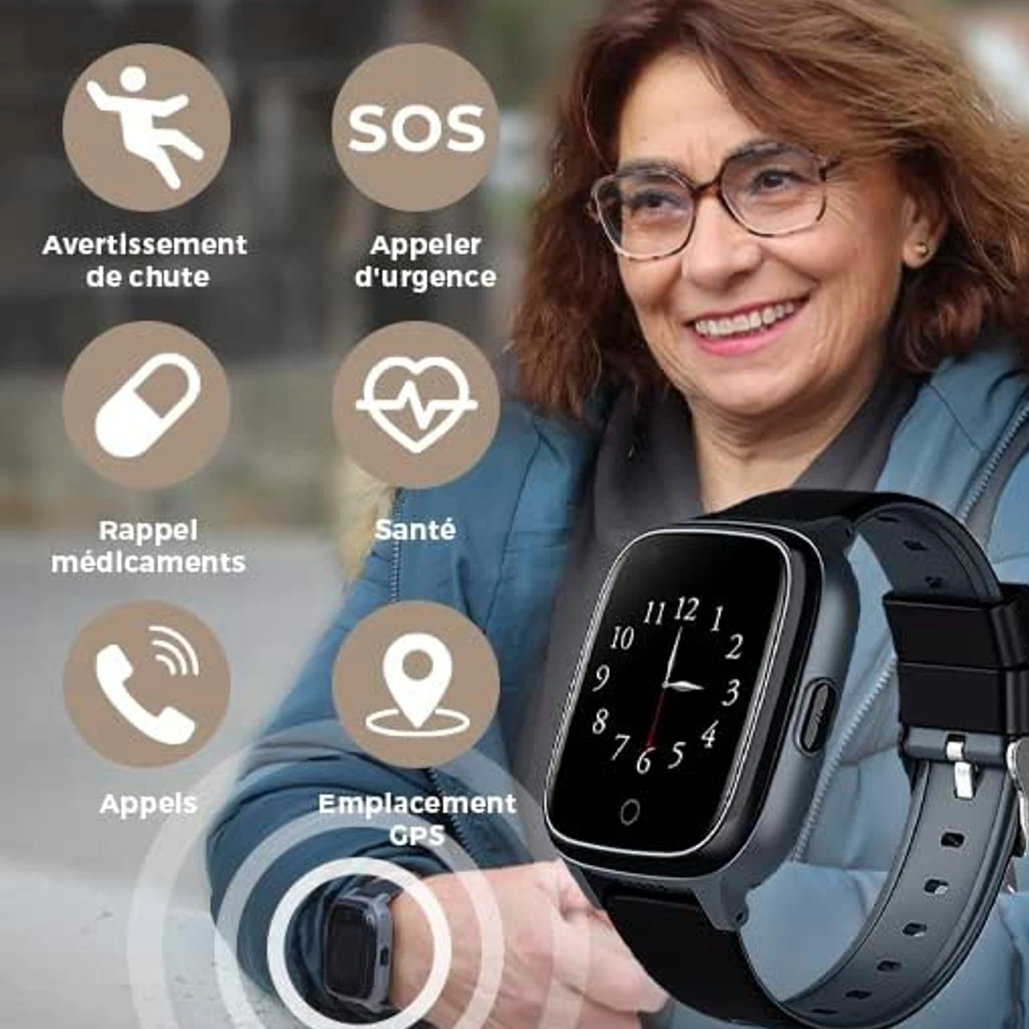 Montre Connectée Femme Senior 4 Montre Connectée Femme Senior – Image 2