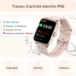 Montre Connectée Femme Waterproof -Monde Electronique montre connectee femme waterproof etanche