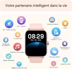 Montre Connectée Femme Waterproof -Monde Electronique montre connectee femme waterproof multifonctions