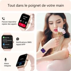 Montre Connectée Femme Waterproof -Monde Electronique montre connectee femme waterproof notifications