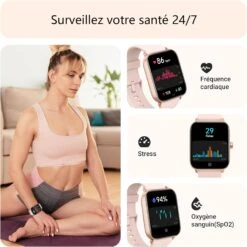 Montre Connectée Femme Waterproof -Monde Electronique montre connectee femme waterproof sante