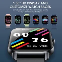 Smart Watch Homme Étanche -Monde Electronique montre connectee homme etanche ecran hd