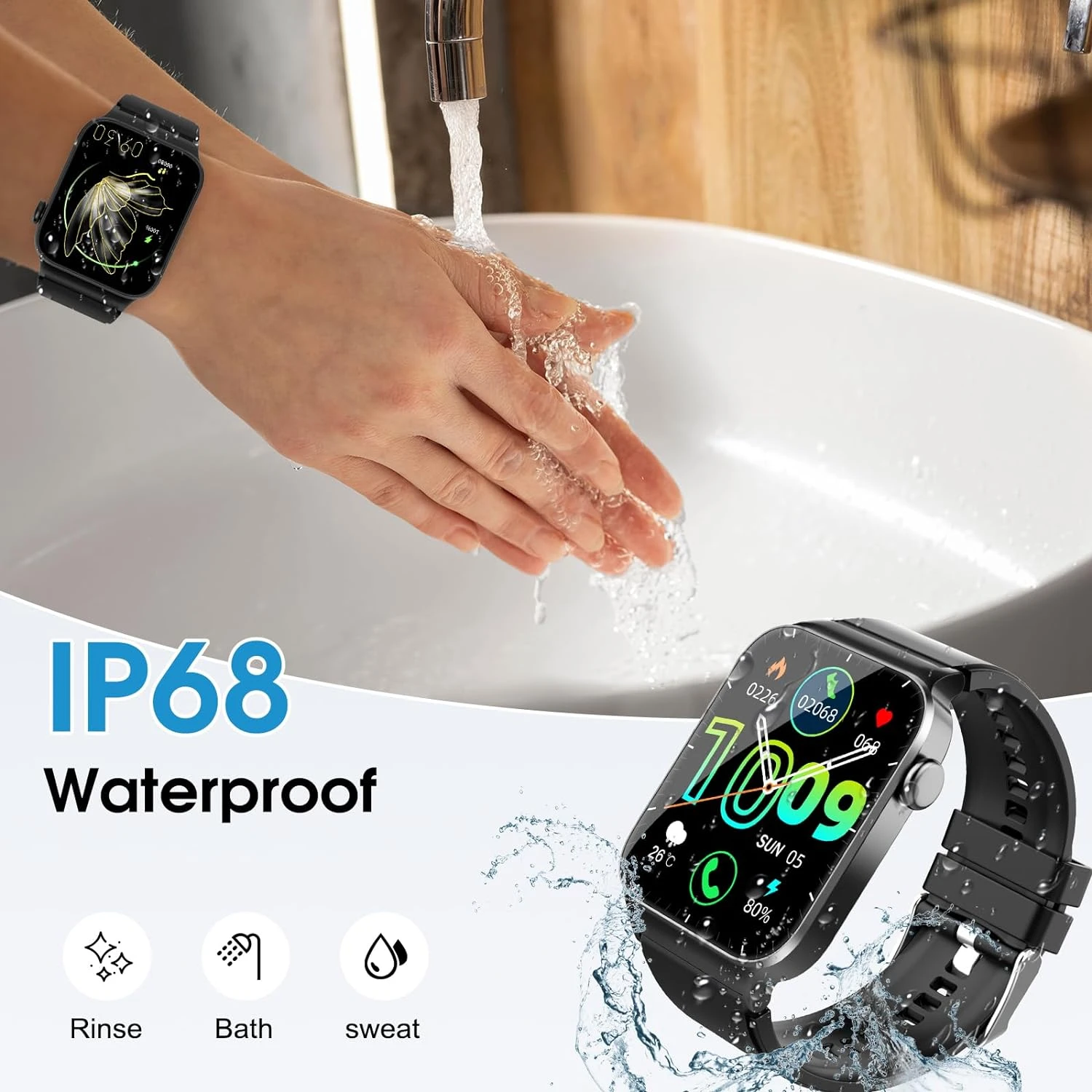 Montre Connectée Smartwatch 1.85 Pouce 9 Montre Connectée Smartwatch 1.85 Pouce – Image 7