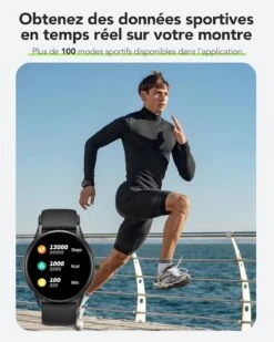 Montre Connectée Ronde Sport -Monde Electronique montre connectee iphone ronde modes sport