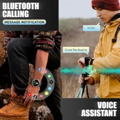 Montre Connectée Militaire -Monde Electronique montre connectee militaire notifications