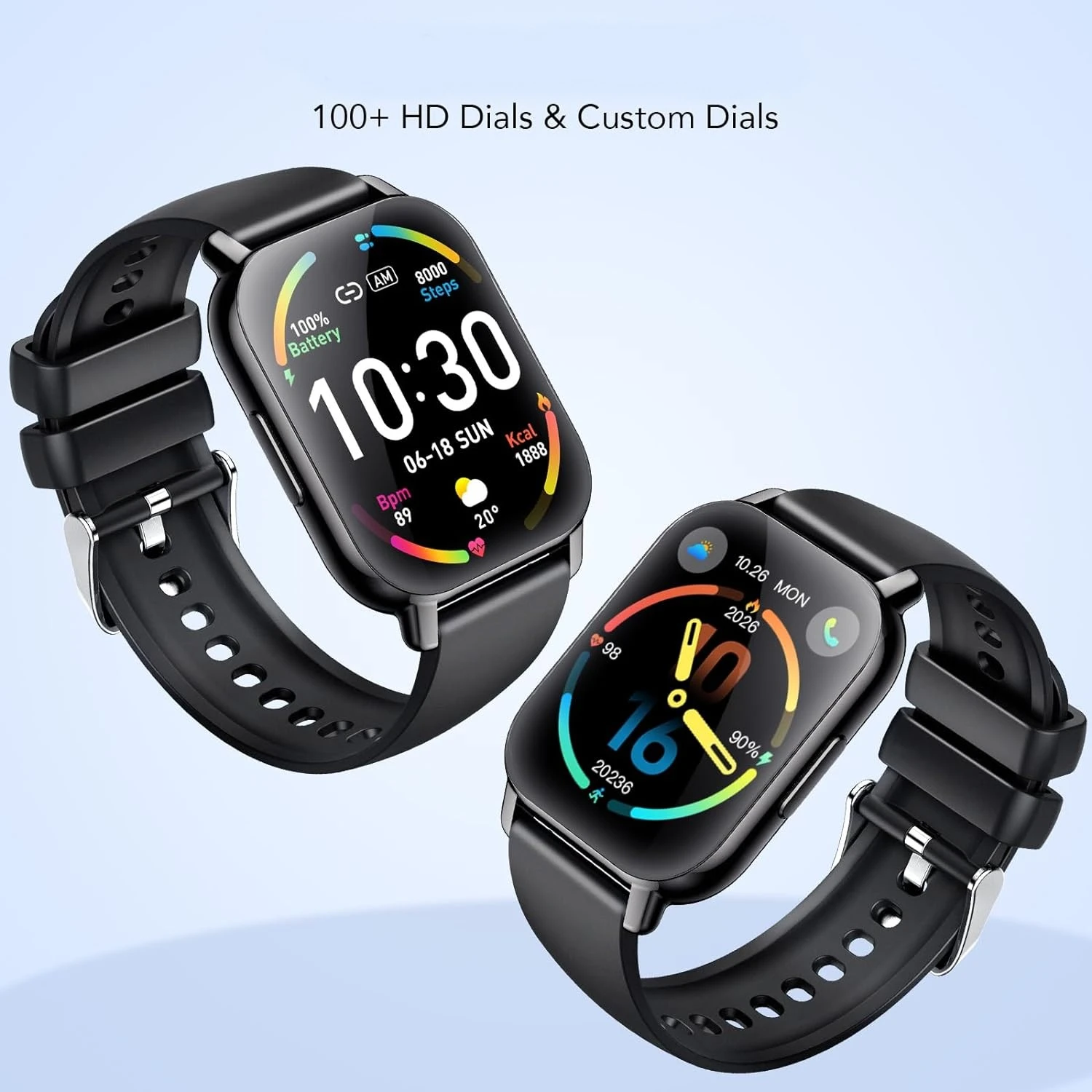 Montre Connectée Noire 9 Montre Connectée Noire – Image 7