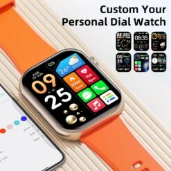 Montre Connectée Orange Femme -Monde Electronique montre connectee orange femme cadrans