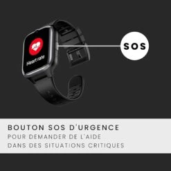 Montre Connectée Personne Âgée -Monde Electronique montre connectee personne agee bouton sos