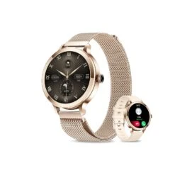 Montre Connectée Femme Gold Rose