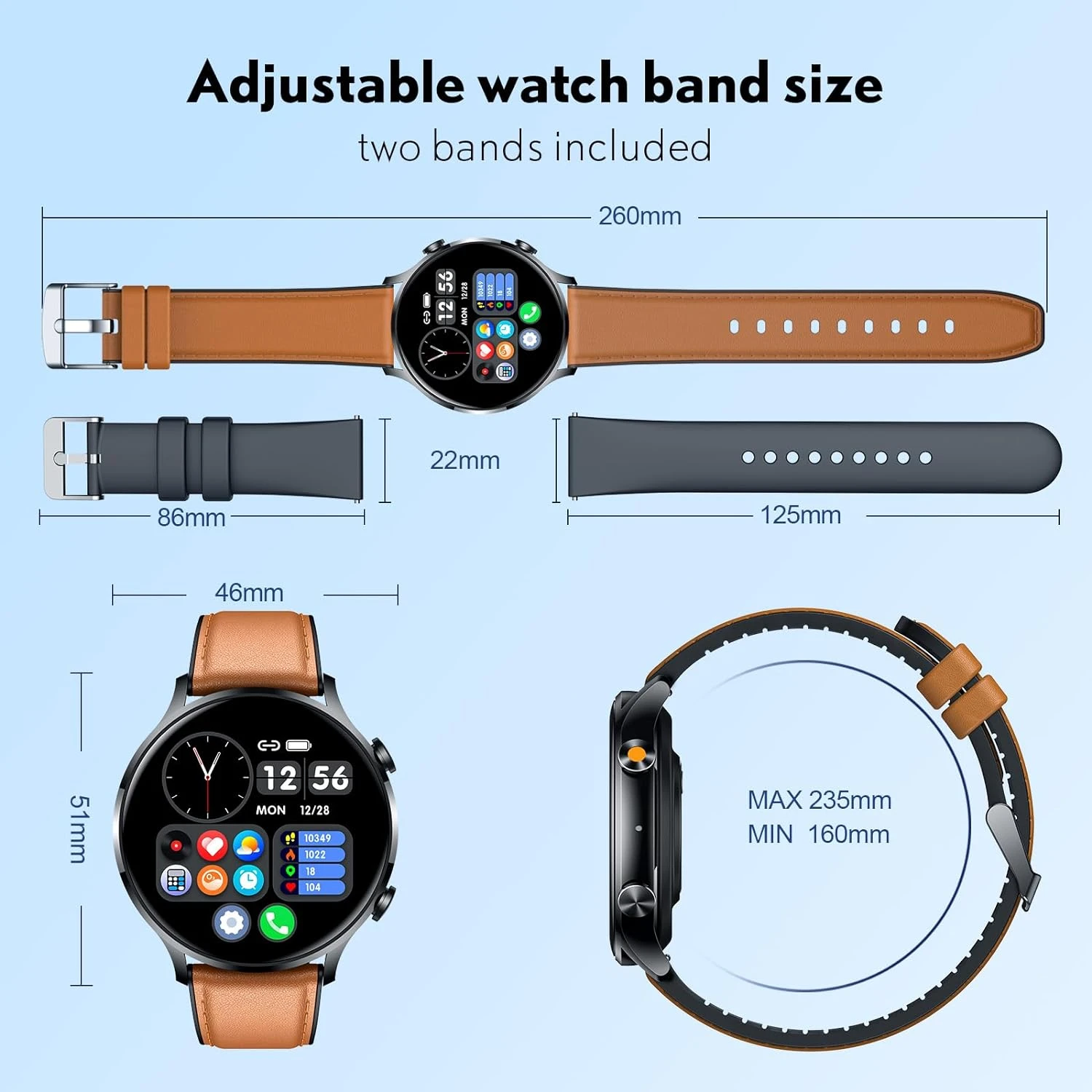 Montre Connectée Pour Appeler 9 Montre Connectée Pour Appeler – Image 7