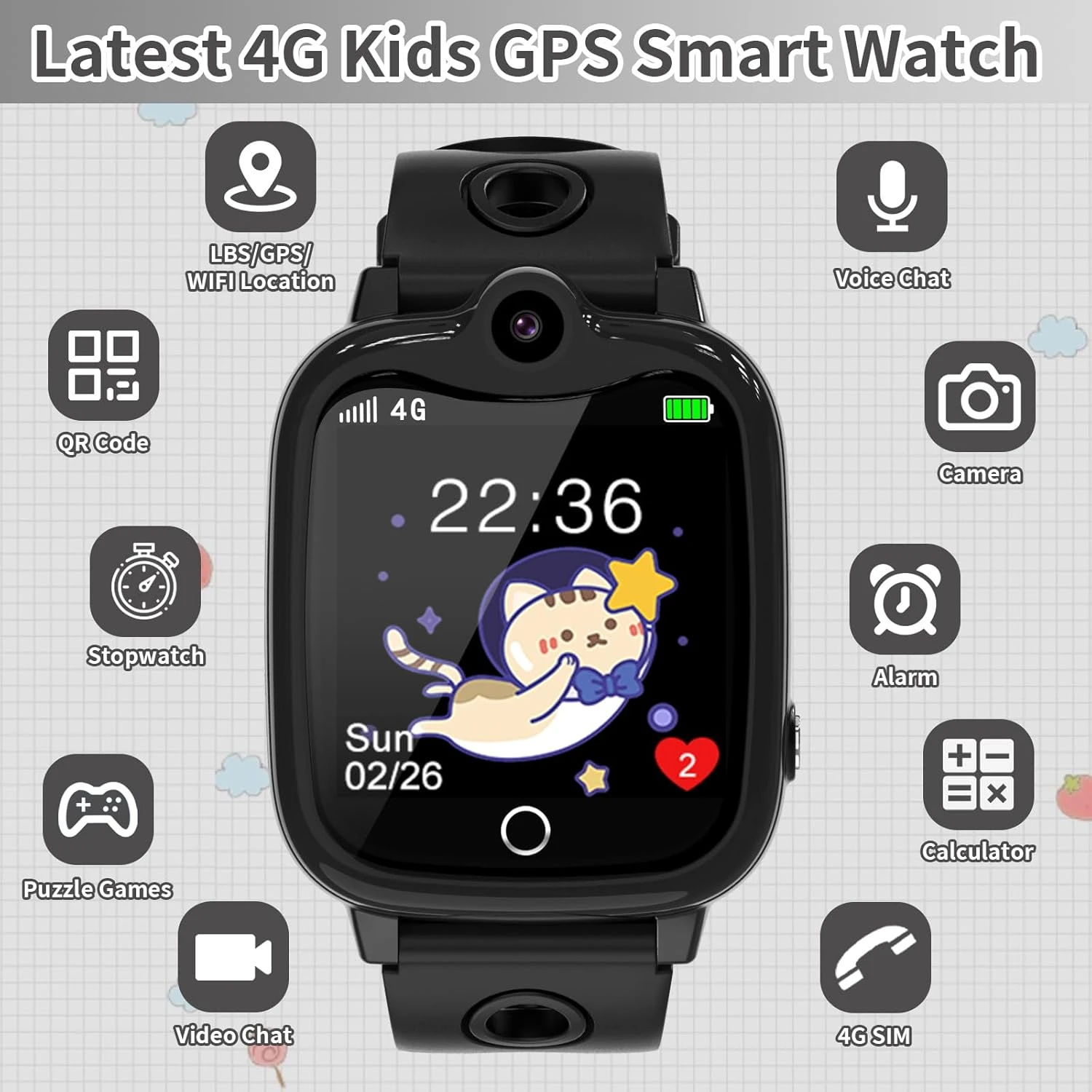 Smartwatch Enfant Avec Appels 7 Smartwatch Enfant Avec Appels – Image 5